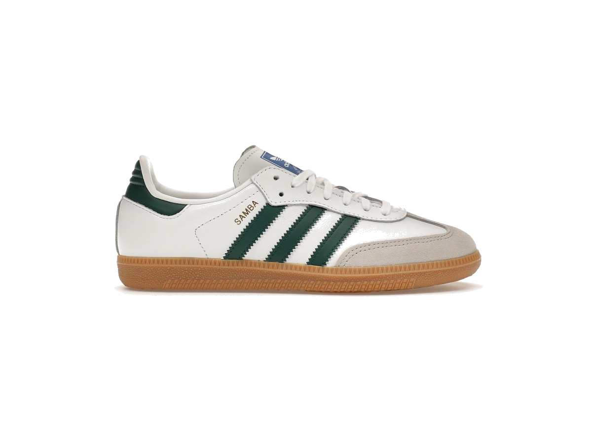 adidas Samba OG White Collegiate Green Gum (Kids)