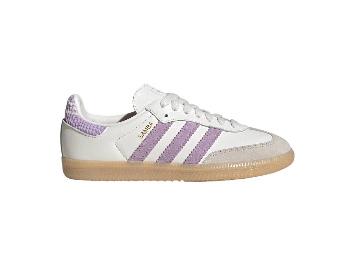 adidas Samba OG Cloud White Powder Plum Gum (GS)