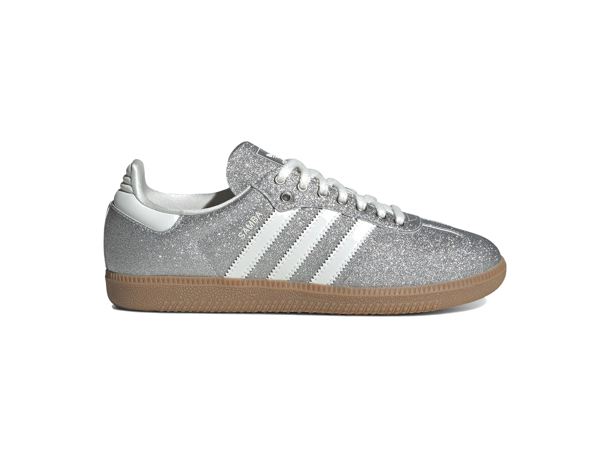 adidas Samba Shine Silver Metallic (Women's)