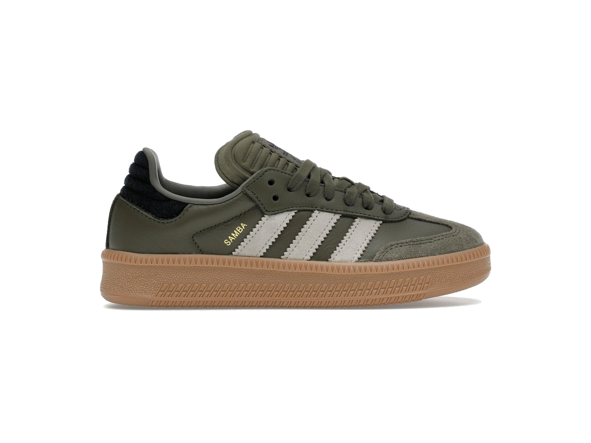 adidas Samba XLG Olive Strata Wonder Beige Gold Metallic