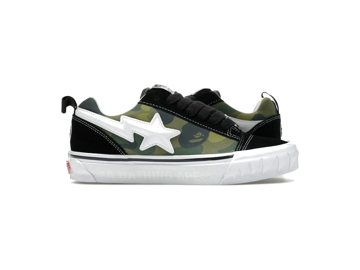 Vans Knu Skool Bape Camo Green