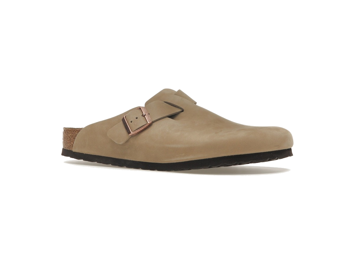 Birkenstock Boston Oiled Leather Tobacco Brown