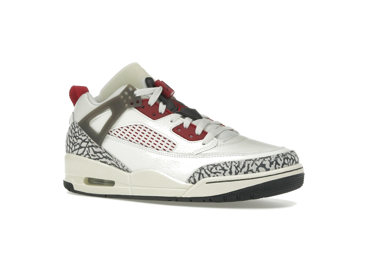 Jordan Spizike Low Sail Anthracite Coconut Milk Varsity Red