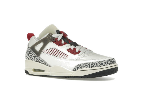 Jordan Spizike Low Sail Anthracite Coconut Milk Varsity Red