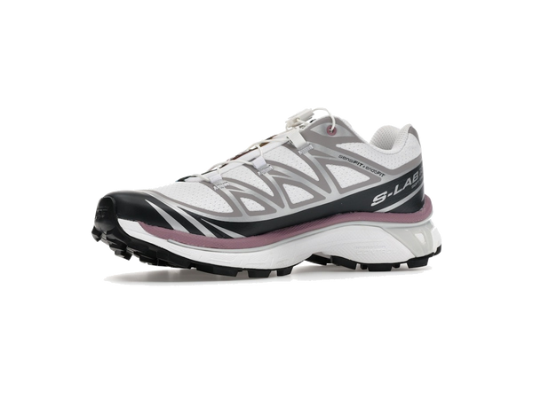 Salomon XT-6 White Black Dusky Orchid