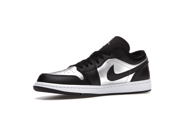 Jordan 1 Low SE Black Metallic Silver (Women's)
