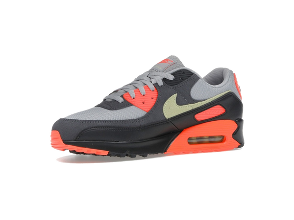 Nike Air Max 90 Light Smoke Grey Hyper Crimson Limelight