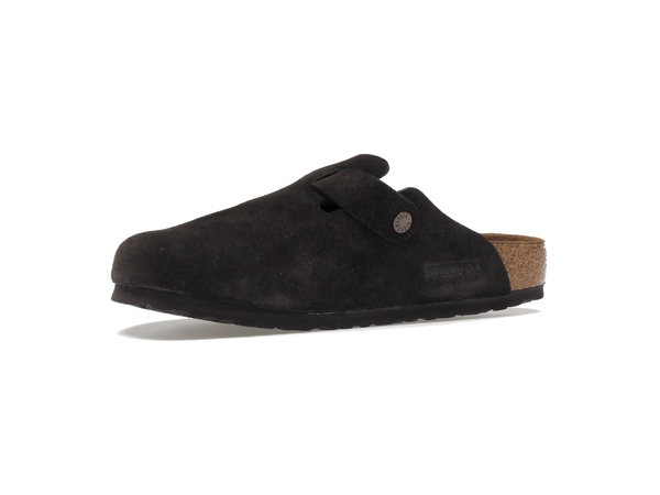Birkenstock Boston Soft Footbed Suede Mocca