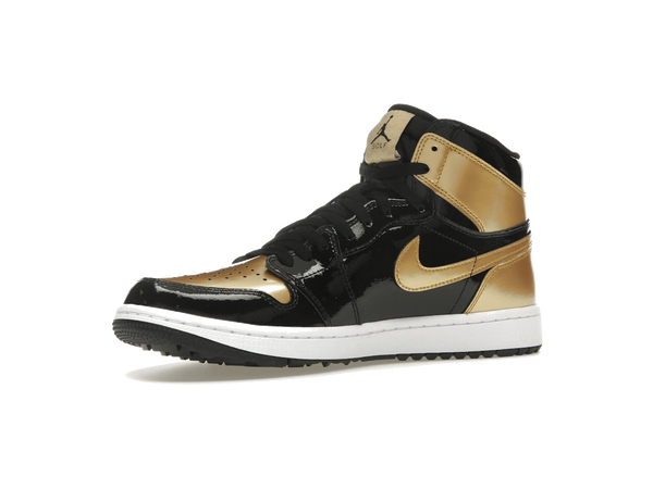 Jordan 1 Retro High Golf Patent Gold Toe