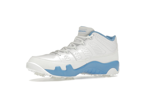 Jordan 9 Retro Low Golf White University Blue