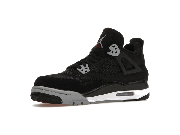 Jordan 4 Retro Black Canvas (GS)