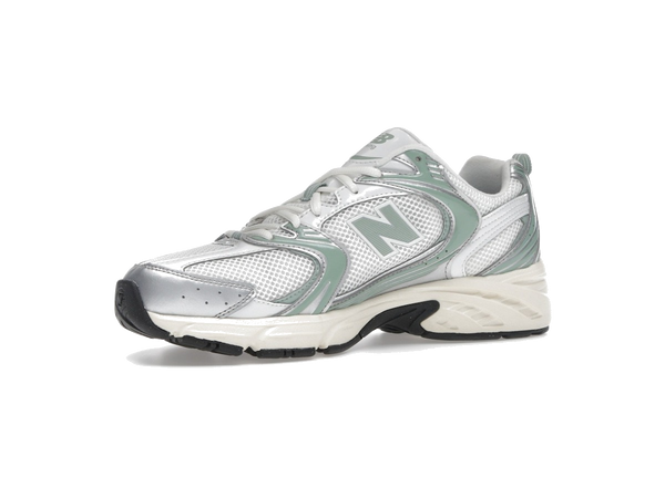 New Balance 530 Silver Metallic Mosaic Green