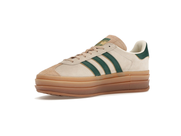 adidas Gazelle Bold Magic Beige Collegiate Green (Women's)