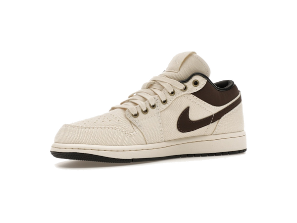 Jordan 1 Low Premium Pale Ivory Off Noir Baroque Brown