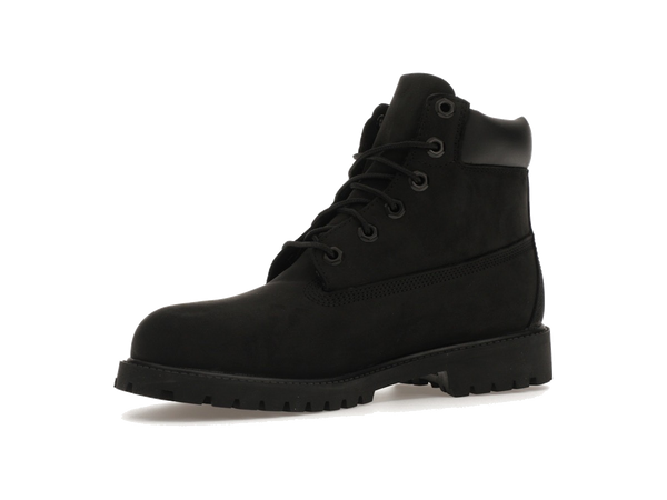 Timberland 6" Premium Boot Black Nubuck (GS)