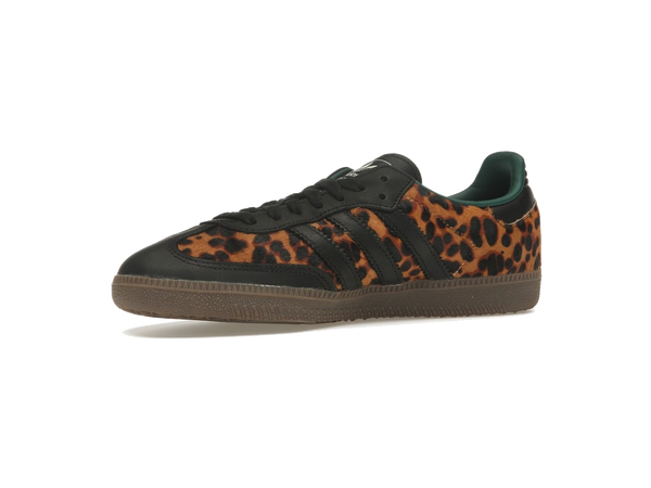 adidas Samba OG Black Green Leopard (Women's)