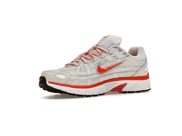 Nike P-6000 White Platinum Tint Black Picante Red (Women's)