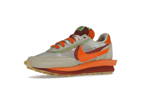 Nike LD Waffle sacai CLOT Kiss of Death Net Orange Blaze