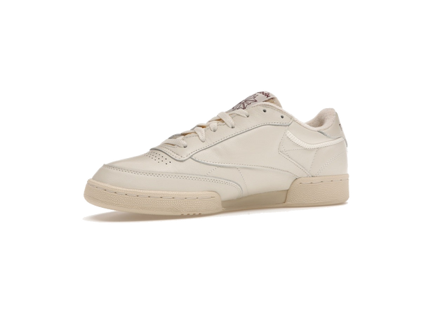 Reebok Club C 85 Chalk Alabaster Maroon