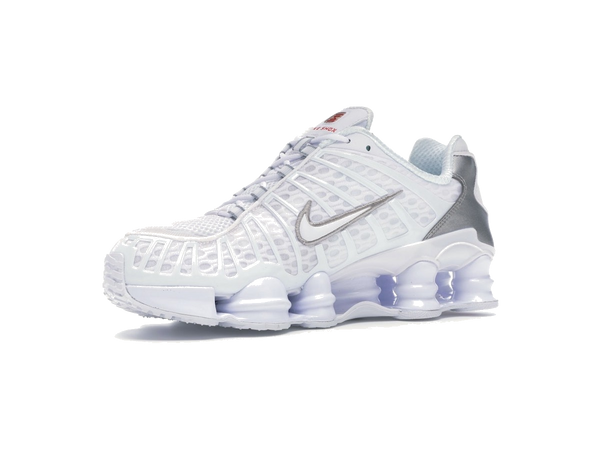 Nike Shox TL White Metallic Silver