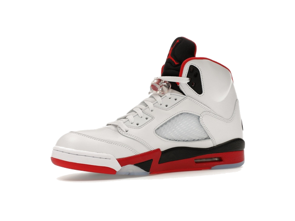 Jordan 5 Retro Fire Red Black Tongue (2025)
