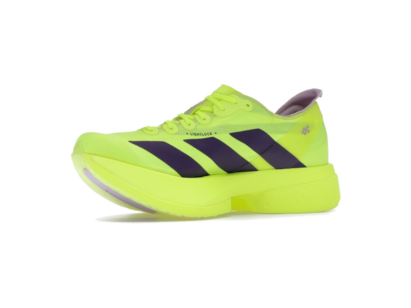 adidas Adizero Adios Pro 4 Solar Yellow Aurora Plum Powder Plum