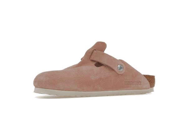 Birkenstock Boston Soft Footbed Suede Pink Clay