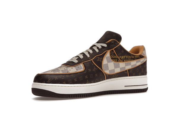 Louis Vuitton Nike Air Force 1 Low Monogram Brown Damier Azur