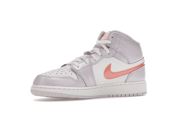 Jordan 1 Mid SE Barely Grape Iridescent Swoosh (GS)