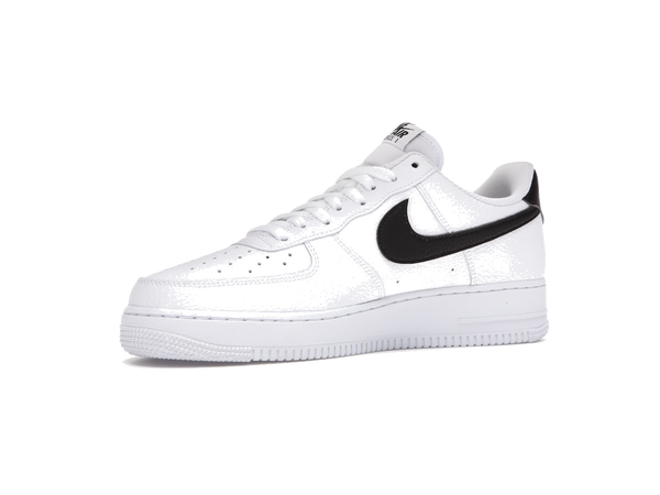 Nike Air Force 1 Low '07 White Black Pebbled Leather