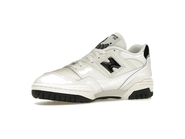 New Balance 550 Sea Salt Black Patent