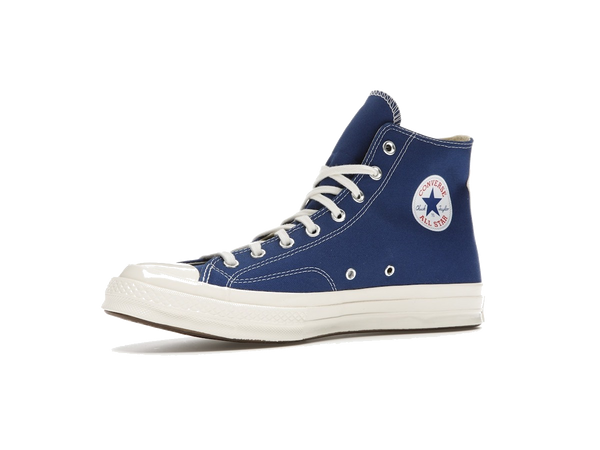 Converse Chuck Taylor All Star 70 Hi Comme des Garcons PLAY Blue Quartz