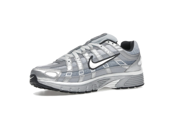 Nike P-6000 Metallic Silver Summit White-Wolf Grey