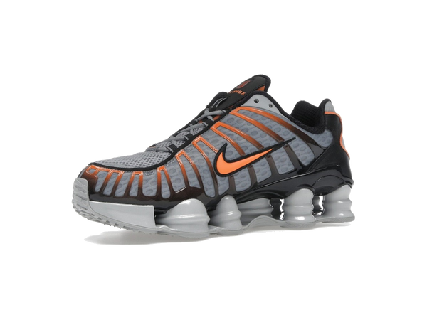 Nike Shox TL Light Smoke Grey Black Bright Mandarin