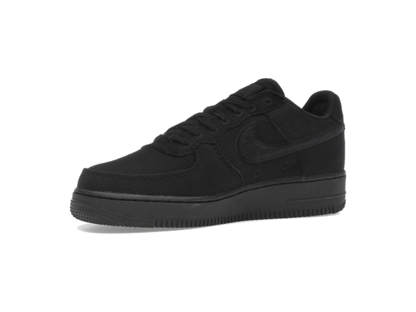 Nike Air Force 1 Low Triple Black Canvas