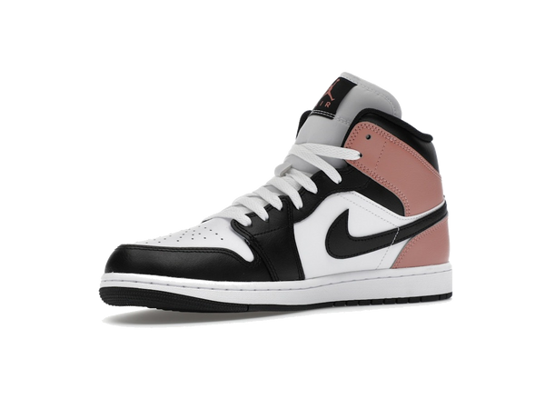 Jordan 1 Mid White Rust Pink Black