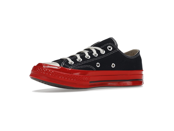 Converse Chuck Taylor All Star 70 Ox Comme des Garcons PLAY Black Red Midsole