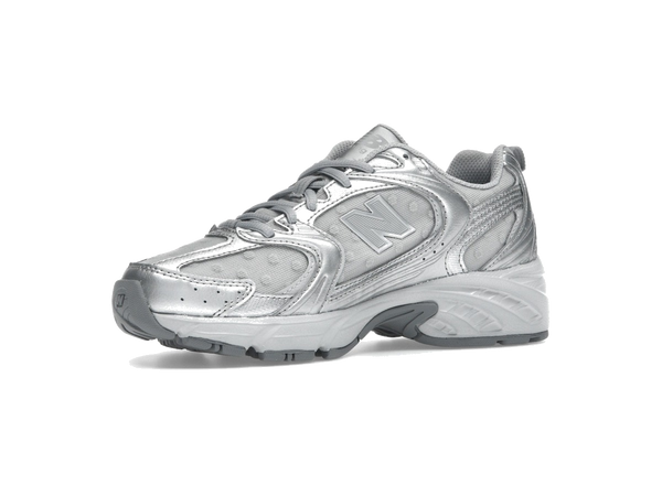 New Balance 530 Silver Metallic Raincloud Polka Dots