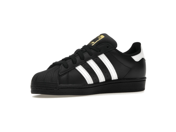 adidas Superstar Core Black Cloud White Gold (GS)