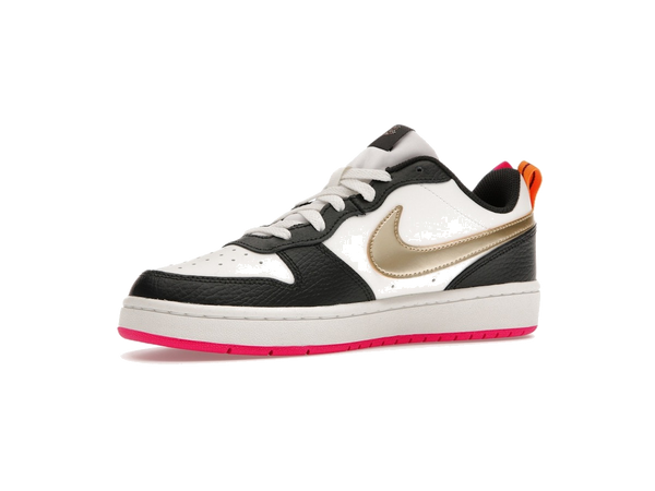 Nike Court Borough Low 2 Off Noir Pink Prime (GS)