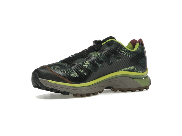 Salomon XT-4 OG Rave at Dawn Black Dark Citron
