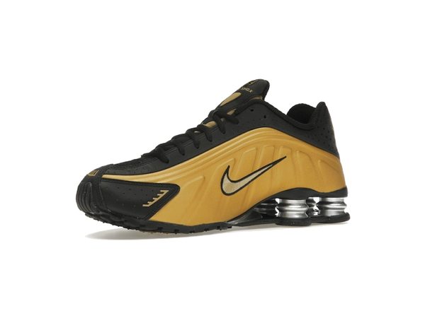 Nike Shox R4 Black Metallic Gold (Women's)